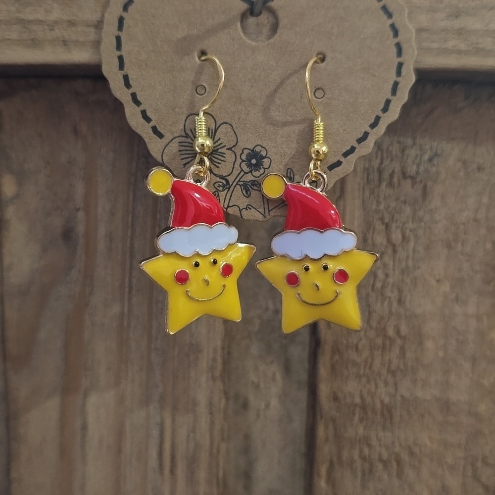 Christmas Star Earrings